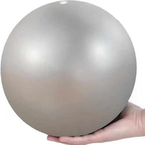 Miniatura 7 de Pelota de ejercicio pequeña antiestallido, antideslizante, estabilidad de 9 pulgadas con popote inflable, mini pelotas de pilates, ideal para yoga