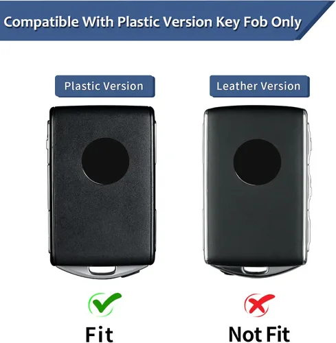 Miniatura 2 de T-carbon Funda para llavero compatible con Volvo XC90, protector de fibra de vidrio real compatible con Volvo XC40 XC90 V90 Smart Key Case
