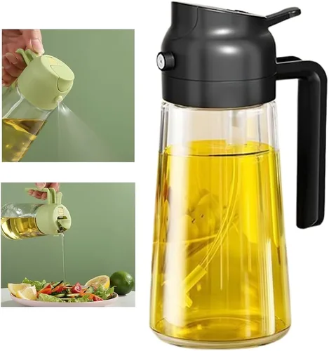 Miniatura 10 de Pulverizador de aceite para cocinar, rociador de aceite de oliva, para freidora de aire, aceite de vinagre vegetal, mini artilugios de cocina