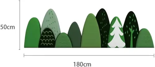 Miniatura 2 de Adhesivos de pared anticolisión, acolchado de pared de poliuretano, autoadhesivo, paneles de pared 3D, acolchado de pared para habitación