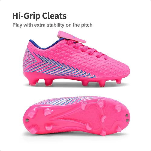 Miniatura 2 de DREAM PAIRS Boys Girls Outdoor Soccer Cleats Firm Ground Football Shoes for LittleBig Kid