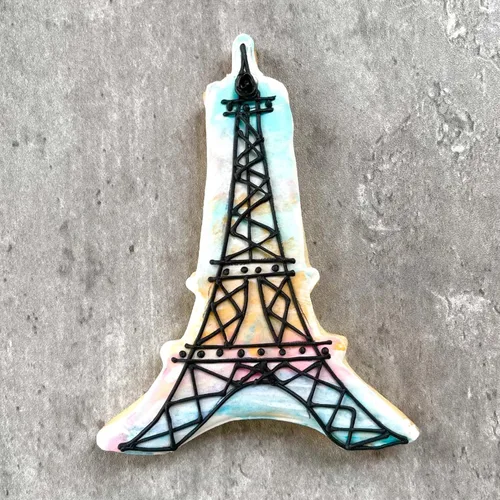Miniatura 3 de Cortador de galletas Torre Eiffel de 4 pulgadas, fabricado en Estados Unidos por Ann Clark