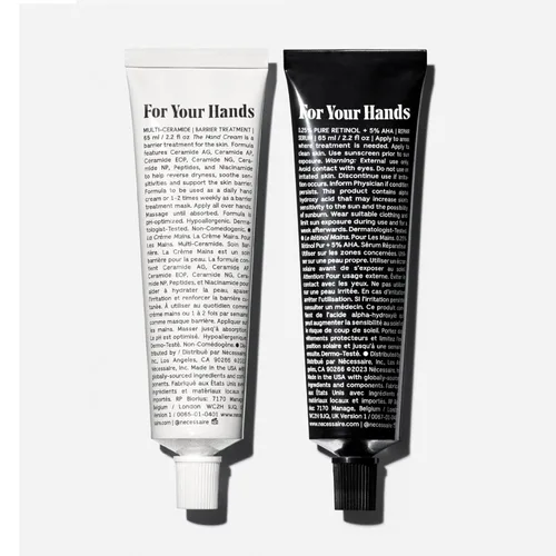 Miniatura 2 de Nécessaire The Hand Duo – El Set de Regalo de Vacaciones de Crema de Manos + Tratamiento de Manos con Retinol para Manos Secas – Humedad Diaria +