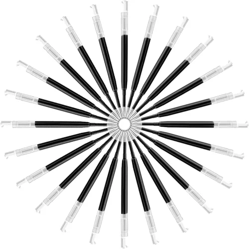 Miniatura 4 de DunBong G2 - Recambios de tinta de gel, para bolígrafos de gel retráctiles, bolígrafos de tinta de gel, punta fina de 0.020 in, paquete de 5 (negro)