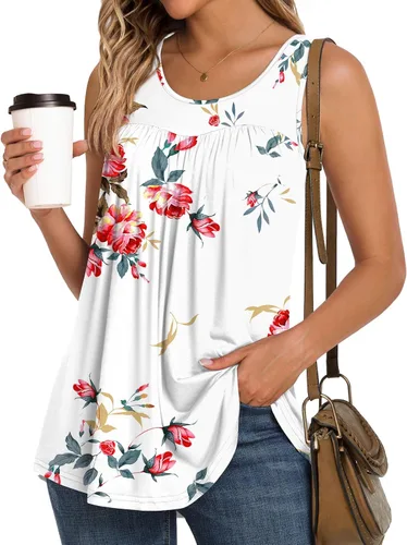Miniatura 2 de LONGYUAN - Camisetas sin mangas para mujer