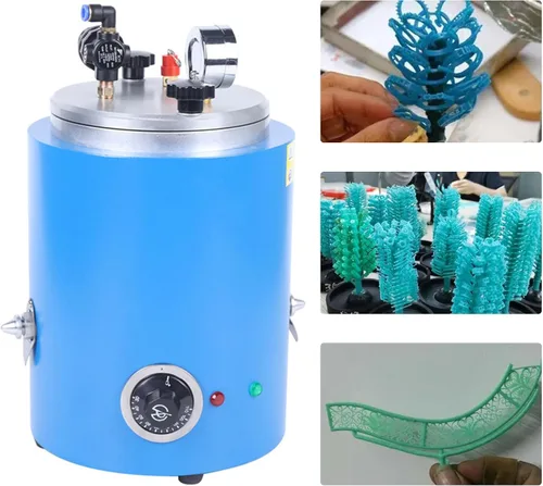 Miniatura 3 de Inyector de cera de 2.2L, máquina de inyector de cera de 500W, Máquina de fundición de cera de temperatura ajustable 86.0 °F-230.0 °F, Máquina
