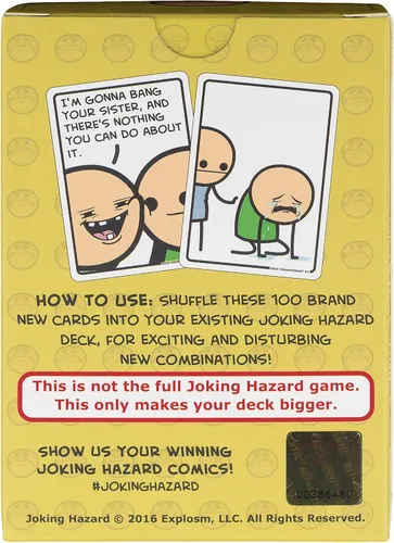 Miniatura 2 de Mejora de mazo Joking Hazard #2 - Paquete de expansión para divertidos juegos de fiesta por Cyanide & Happiness, 100 nuevas cartas cómicas
