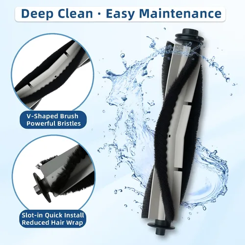 Miniatura 5 de SmartClean 2000 Kit de accesorios para aspiradora Ionvac SmartClean 2000 Robovac - 2 cepillos principales, 1 cubierta de rodillo, 6 filtros Hepa, 6