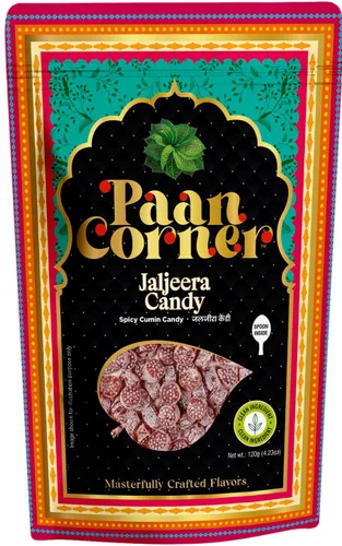 Paan Corner Jaljeera Candy, sabor a comino picante, 4.23 onzas, ingredientes limpios