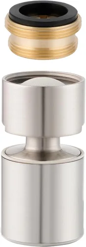 Miniatura 10 de Hibbent Aireador de grifo certificado NSF/ANSI/CAN 61, certificación CUPC Aireador de fregadero de cocina giratorio de 360°, cabezal de grifo Cromo