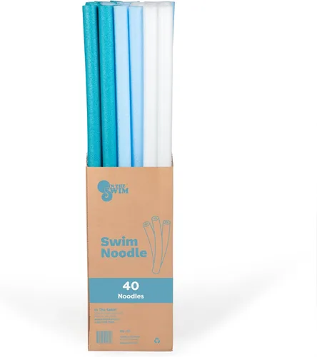 Miniatura 9 de In The Swim Fideos de piscina – Fideos de espuma grandes suaves para mayor flotabilidad – Dispositivo de entrenamiento flotante, ayuda para Azul