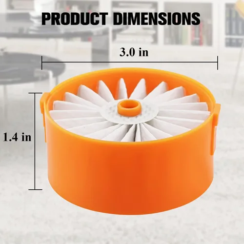 Miniatura 7 de Filtro de repuesto para aspiradora inalámbrica Black & Decker Powerseries Extreme para BSVF1 BSV2020 BSV2020G y BSV2020P. Reemplazar el número