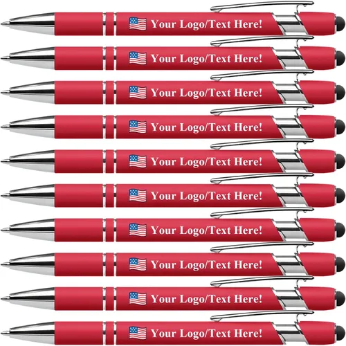 Miniatura 33 de Bolígrafos personalizados con lápiz capacitivo, bolígrafos personalizados impresos con tu logotipo o mensaje, ideales para regalos, promociones