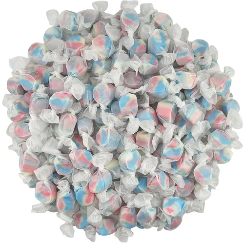 Miniatura 4 de Variedad de caramelos gourmet de agua salada (Patriótico americano rojo blanco azul, 1 libra)