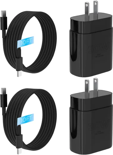 Miniatura 8 de Cargador para iPhone 17 16 15 cable de carga rápida de 10 pies, bloque de cargador USB C de 30 W para i Phone 15 16 16e 17 Air Plus Pro Max/iPad