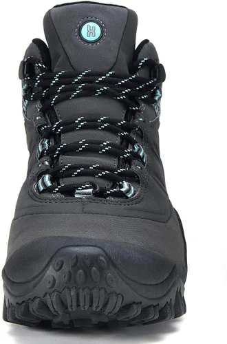 Miniatura 5 de Botas de senderismo para mujer, ligeras, impermeables, para caza, soporte para tobillo, agarre de alta tracción