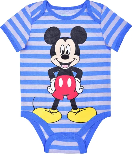 Miniatura 2 de Disney Baby Boys Monsters Inc, Mickey o Buzz Lightyear Paquete de 2 baberos y body