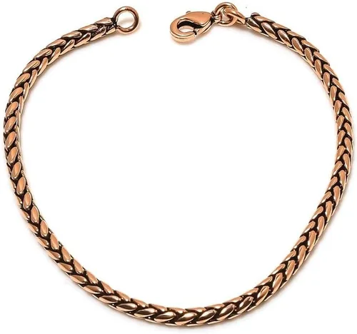 Miniatura 2 de Unisex Copper Healing Bracelet Solid Magnetic Therapy Bangle Natural Pain Relief Gift for Men & Women 5-10 inch