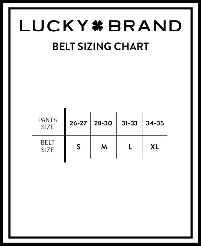 Miniatura 7 de Lucky Brand Cinturón de cuero perforado cónico para mujer con hebilla de arnés
