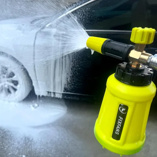 Miniatura 6 de Cañón de espuma FIXFANS con adaptador de repuesto para Portland Husky Ryobi Wide Neck Pressure Washer Snow Foam Lance, Heavy Duty Power Washer