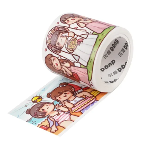 Miniatura 21 de Alideco - Cintas adhesivas decorativas pequeñas de mochi washi, ideales para suministros de diario, manualidades, álbum de recortes, bricolaje