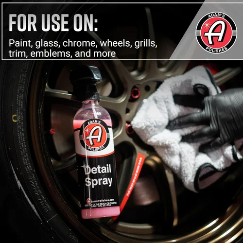Miniatura 7 de Adam's - Spray para detalles (2 unidades) - Spray de detallado rápido sin agua para detalles de automóviles, lavado, pulido y barnizado de vehículos