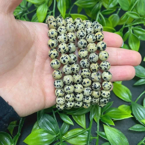 Miniatura 81 de Gem Avenue Handmade Round Bead Stretch Bracelet Unisex Natural Stone Beaded Jewelry for Men & Women, Elastic Wristband for Daily Wear