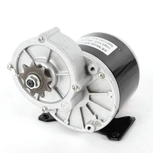 Miniatura 2 de Motor eléctrico de 24 V 350 W para bicicleta Scooter MY1016Z3 Reducción de engranajes con piñón de 9 dientes (24 V 350 W, 1)