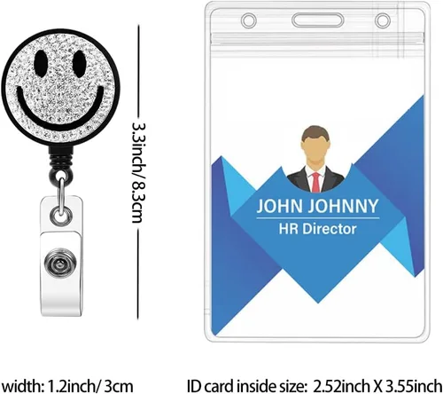 Miniatura 2 de Portatarjetas de enfermera, accesorios para el trabajo, lindos carretes de insignias, cordones retráctiles para insignias de identificación con un