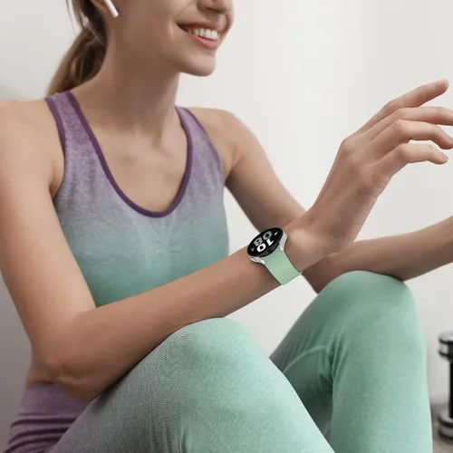 Miniatura 5 de Paquete de 10 correas sin huecos compatibles con Samsung Galaxy Watch 7/FE/ 6/5/4 de 1.575 in y 1.732 in, Galaxy Watch 5 Pro de 1.772 pulgadas