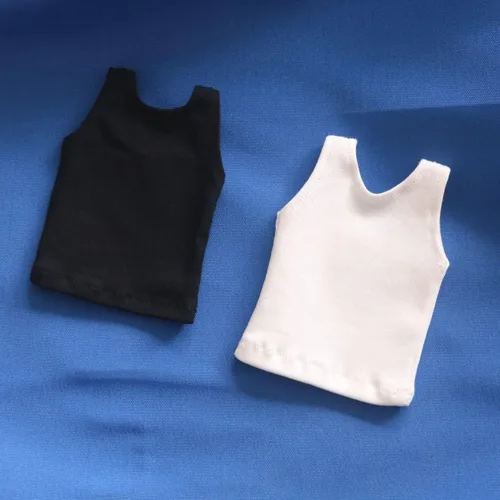 Miniatura 4 de SSbeauty M Camiseta a escala personalizada de 1/6, chaleco sin mangas, para figura de acción masculina y femenina de 12 pulgadas, juguete