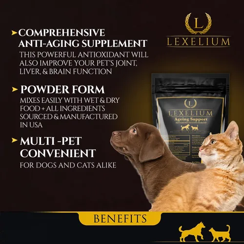 Miniatura 2 de Antioxidante para perros y gatos mayores, proporciona apoyo integral al hígado, hueso, cerebro e inmunidad, reduce los radicales libres, refuerzo