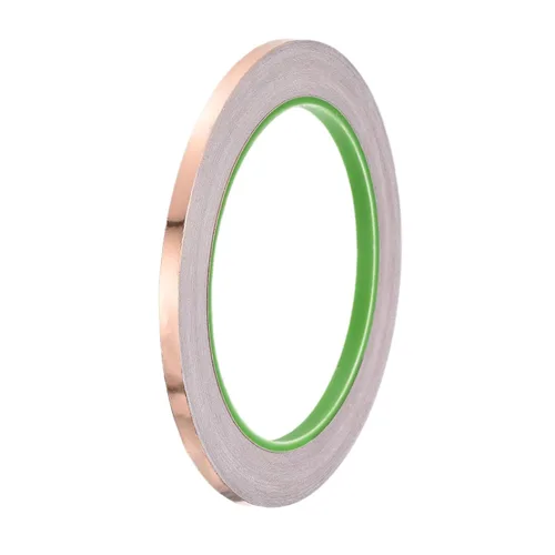 Miniatura 12 de PATIKIL Cinta de lámina de cobre de 1.97 pulgadas x 33 pies, 0.002 in de grosor, adhesivo conductor de doble cara, blindaje EMI para electrónica