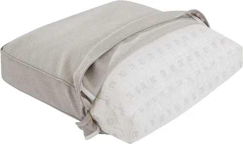 Miniatura 5 de Classic Accessories Montlake FadeSafe FadeSafe - Cojín de respaldo para silla de patio, 19 x 20 x 4 pulgadas, color gris jaspeado