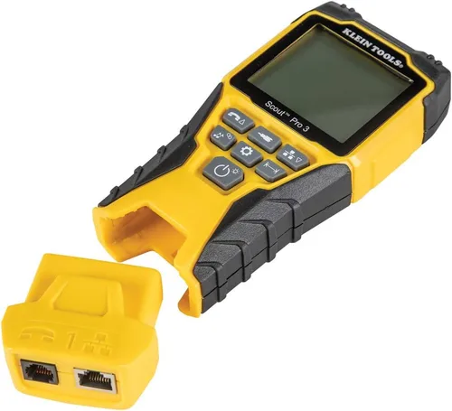 Miniatura 13 de Klein Tools Kit de probador de cables VDV501-851 y crimpadora modular de trinquete VDV226-110, pelacables, cortador de cables, para conectores