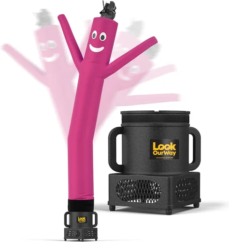Miniatura 27 de LookOurWay Air Dancers Juego de Hombre de Tubo Inflable Mini - Tipo Inflable Ondulante Loco de 29" con Soplador para Publicidad de Escritorio - Verde