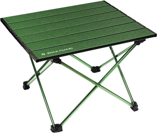 Miniatura 12 de ROCK CLOUD Mesa de campamento portátil de aluminio ultraligera, mesa de playa plegable para camping, senderismo, mochileros, picnic al aire libre