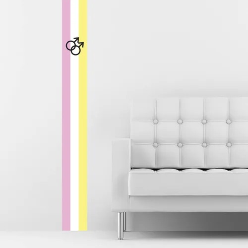 Miniatura 25 de Pegatinas de pared con diseño de rayas de orgullo – LGBTQ+ Pride Decor (Philadelphia POC)