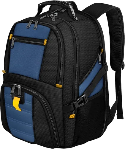 Miniatura 12 de YOREPEK - Mochila de viaje extra grande de 13.2 galones para laptop, resistente al agua, aprobada por aerolíneas, puerto de carga USB, para laptops