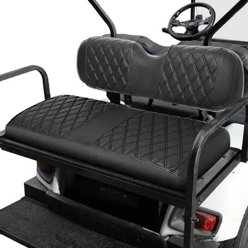 Miniatura 8 de Fundas de Asiento Trasero para Carrito de Golf para EZGO Club Car Yamaha Solo para Asiento Trasero del Mercado de Repuestos - Cuero Marino Premium