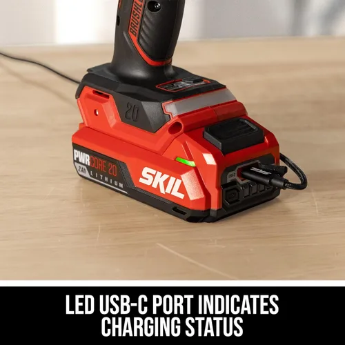 Miniatura 5 de Skil - Batería de 20 V, 2 Ah, USB tipo C, BY5100B-00