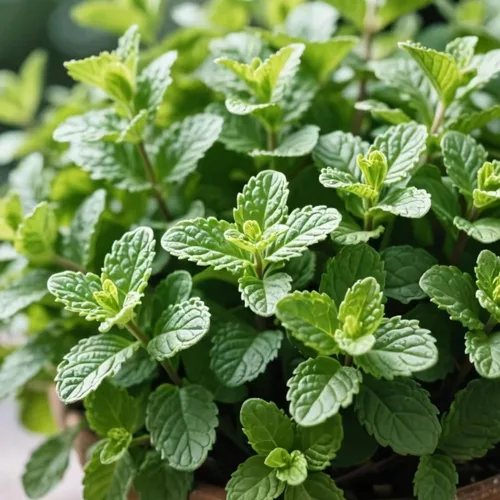 Miniatura 4 de 1000 semillas de menta - Hierba verde fresca para jardín de cocina y plantación de contenedores, variedad de crecimiento rápido