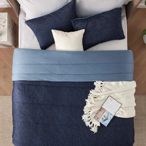 Miniatura 77 de Bedsure Juego de edredón Twin/Twin XL, ropa de cama suave beige para todas las estaciones, juego de cama teñido catiónico, 2 piezas, 1 edredón