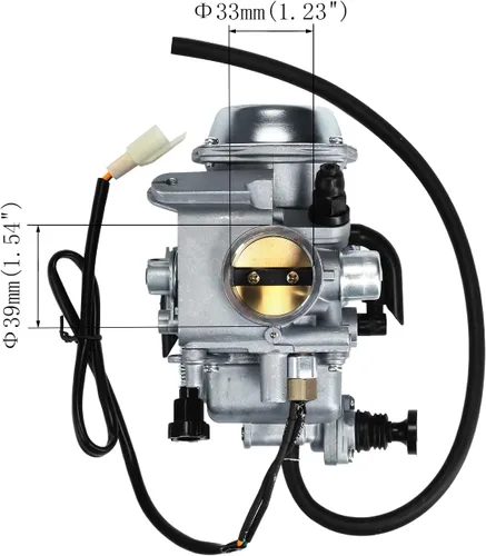 Miniatura 4 de Carburador Carb para Honda Fourtrax 300 TRX300FW 1993-2000, Fourtrax TRX 350 1986-1987, Foreman TRX400FW 400 1997-2004, Foreman 450 TRX450FE/FM/S/ES