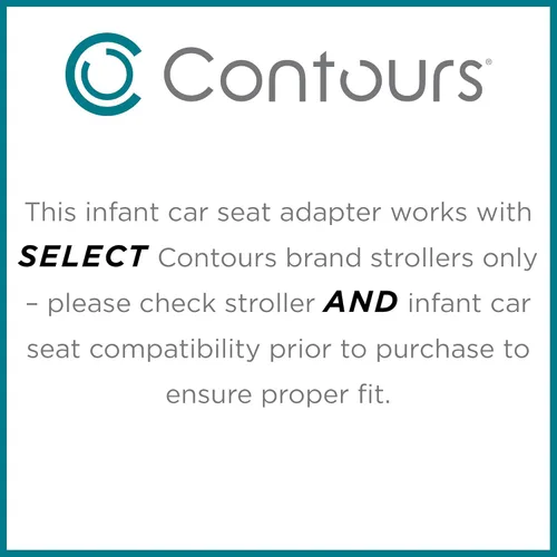 Miniatura 2 de Contours Adaptador de asiento de coche para bebés - para cochecitos seleccionados y asientos de coche infantiles