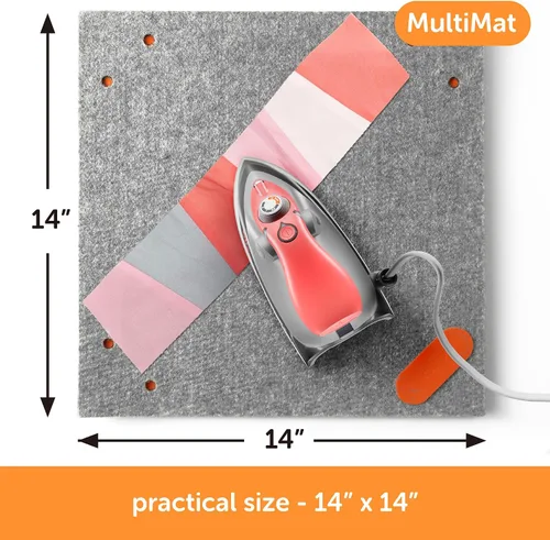 Miniatura 3 de oliso MultiMat Almohadilla de Prensado de Lana – 100% Lana de Nueva Zelanda, 14" x 14", ½" de Grosor – Ideal para Acolchado, Costura y Manualidades