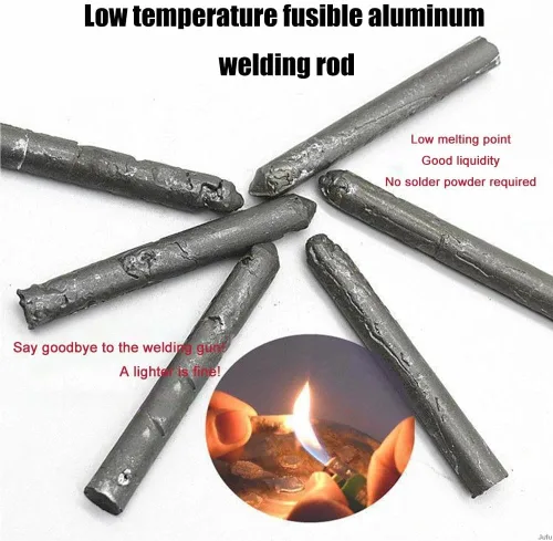 Miniatura 4 de Varilla de soldadura de aluminio con núcleo de polvo de aluminio de baja temperatura sin necesidad de soldadura de soldadura de herramientas