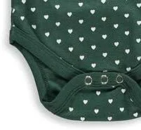 Miniatura 4 de Two Feet Ahead Corazones, mameluco para bebé, ropa para bebés recién nacidos, Azul