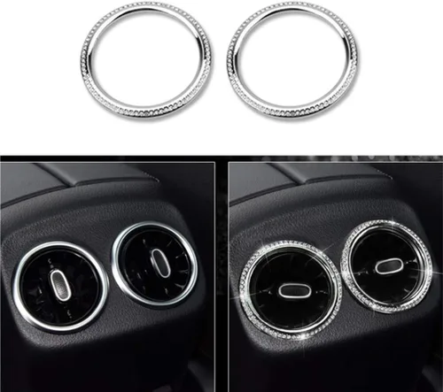 Miniatura 17 de Accesorios brillantes para Mercedes Benz 2019-2024 Clase A B CLA GLA GLB apliques de diamantes de imitación