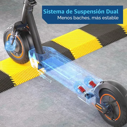 Miniatura 5 de Hiboy MAX Pro Scooter Eléctrico, 46.6 Mi de Largo Alcance, 22 MPH Potenciado por Motor MAX de 650W, Neumáticos de 11'', Diseño de Cubo Dividido